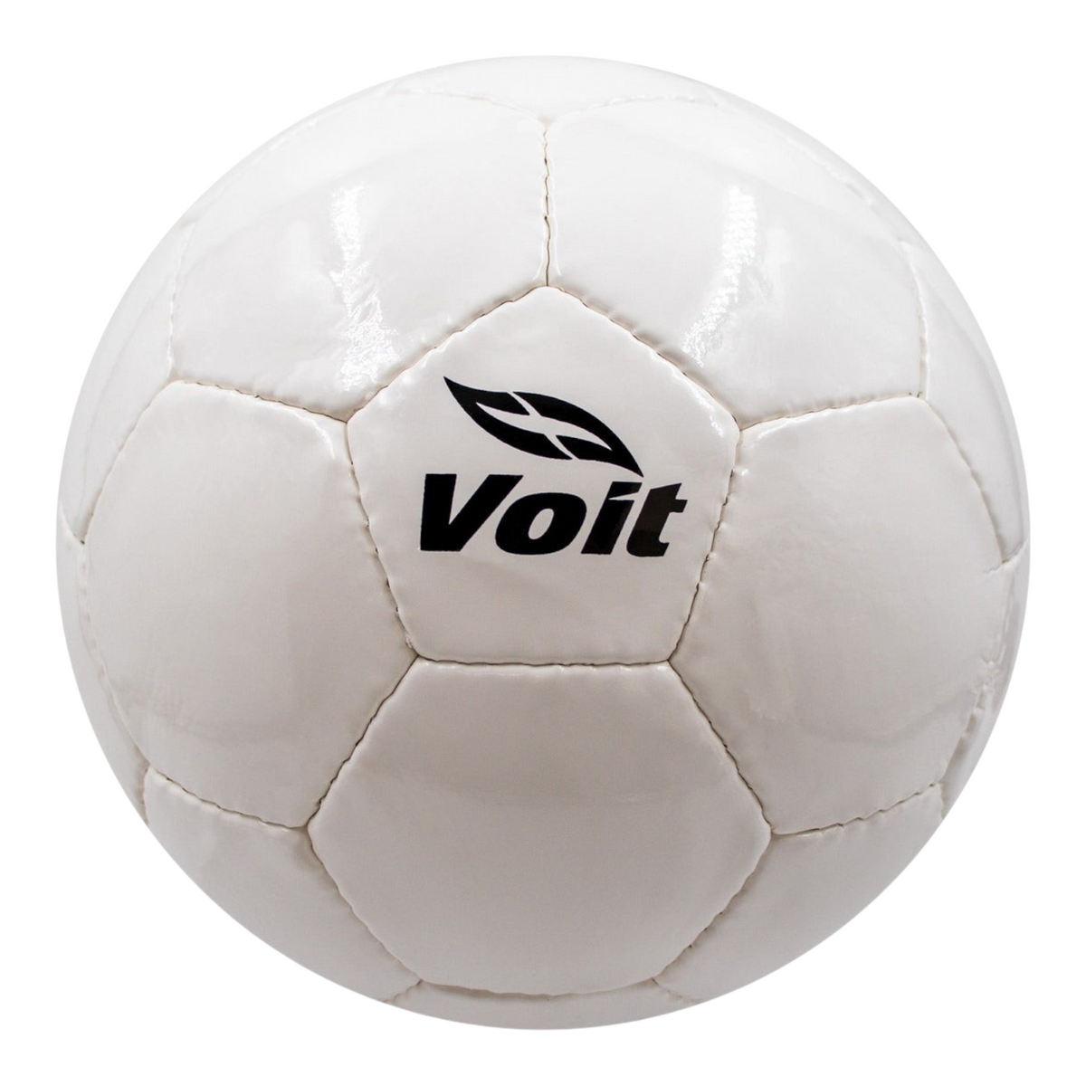 Balón de fútbol Radach Sports Voit S300 número 5, color blanco, fabricado en poliuretano con 32 paneles cosidos.