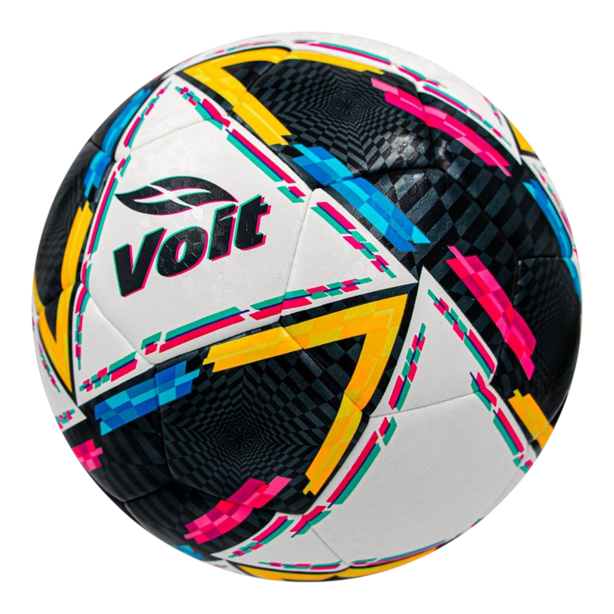 Balón de fútbol Radach Sports Voit Morph Apertura 2024 número 4 con diseño gráfico multicolor y paneles sintéticos