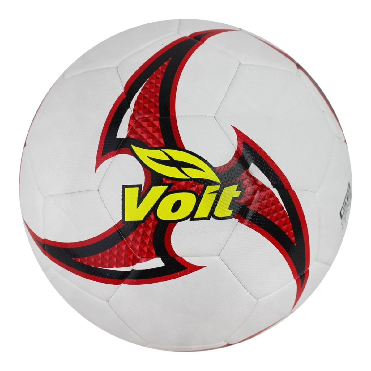 Balón de fútbol Radach Sports Voit Shuriken Hibrido S300 número 5 en color blanco con detalles en rojo y negro