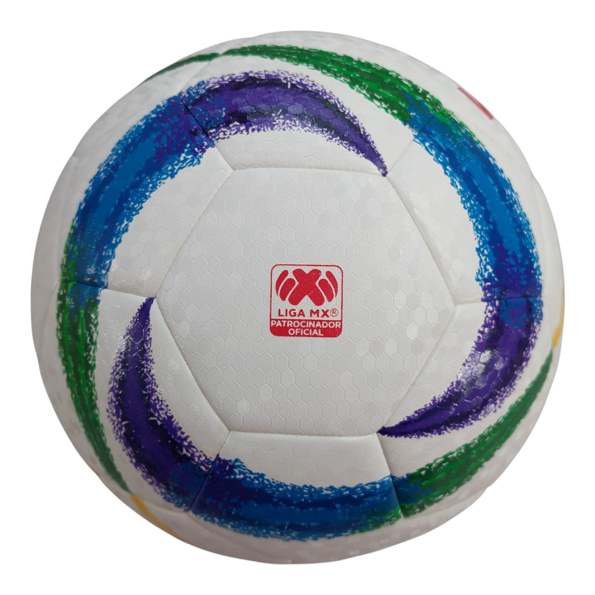 Balón de fútbol Radach Sports Voit Tempest S300 número 5 con diseño híbrido de 32 paneles y gráficos coloridos