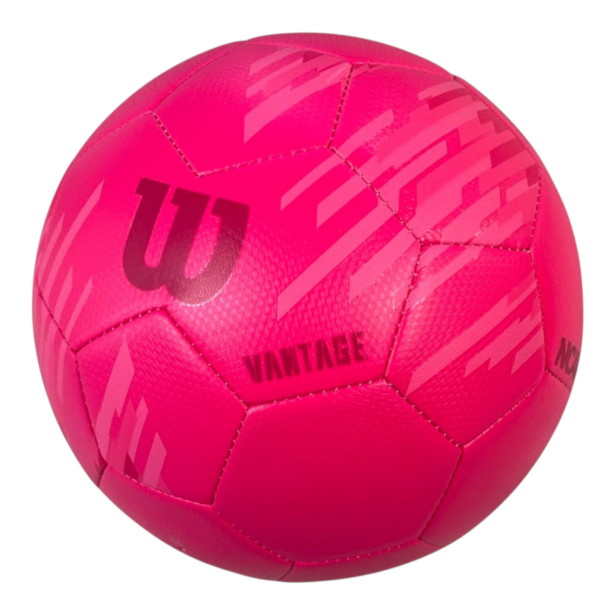 Balón de fútbol Radach Sports Wilson Vantage rosa talla 5 fabricado con espuma EVA sostenible de base biológica
