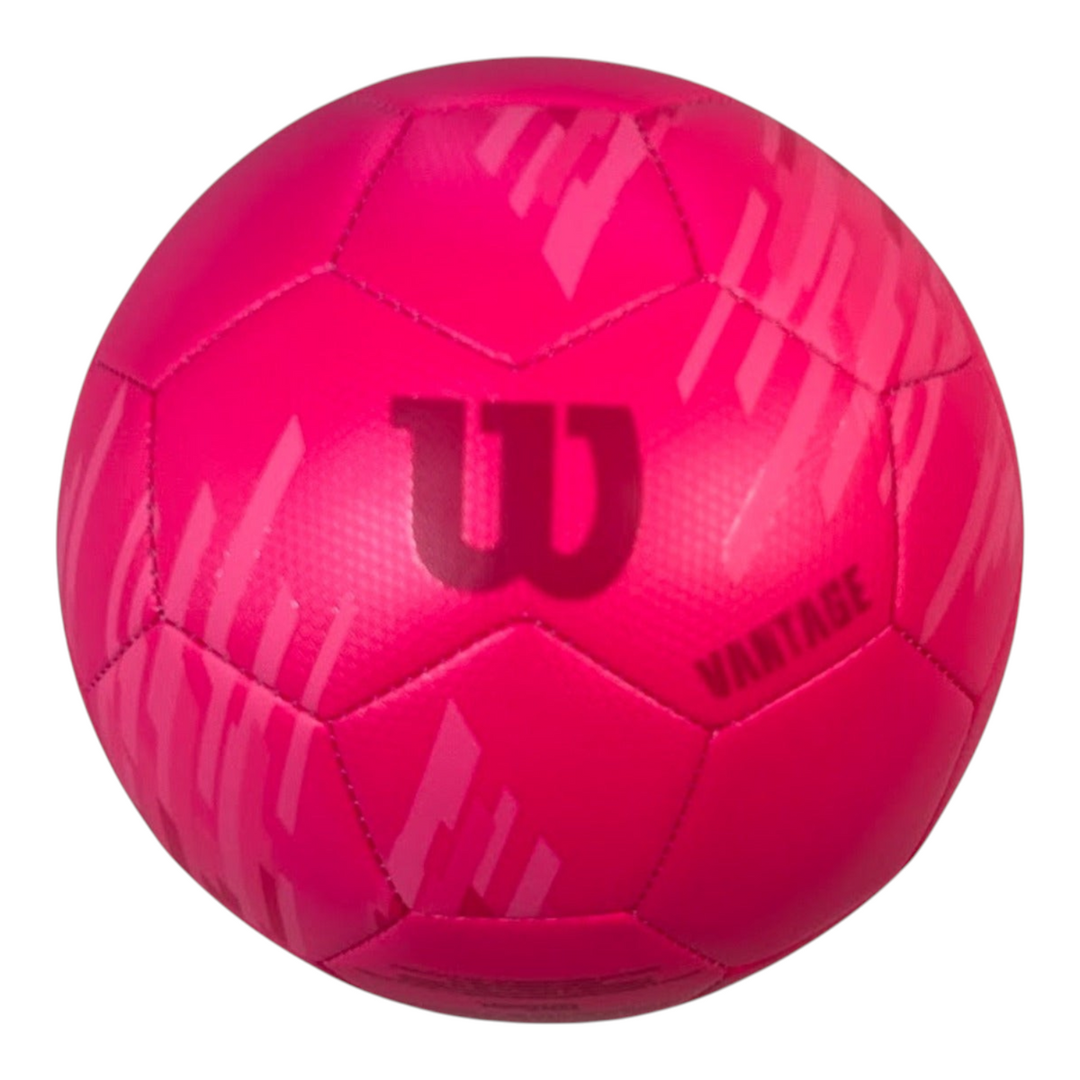 Balón de fútbol Radach Sports Wilson Vantage color rosa fabricado con espuma EVA sostenible de base biológica