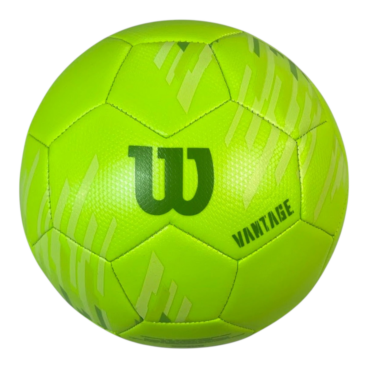 Balón de fútbol Radach Sports Wilson Vantage verde talla 5 fabricado con espuma EVA sostenible de base biológica