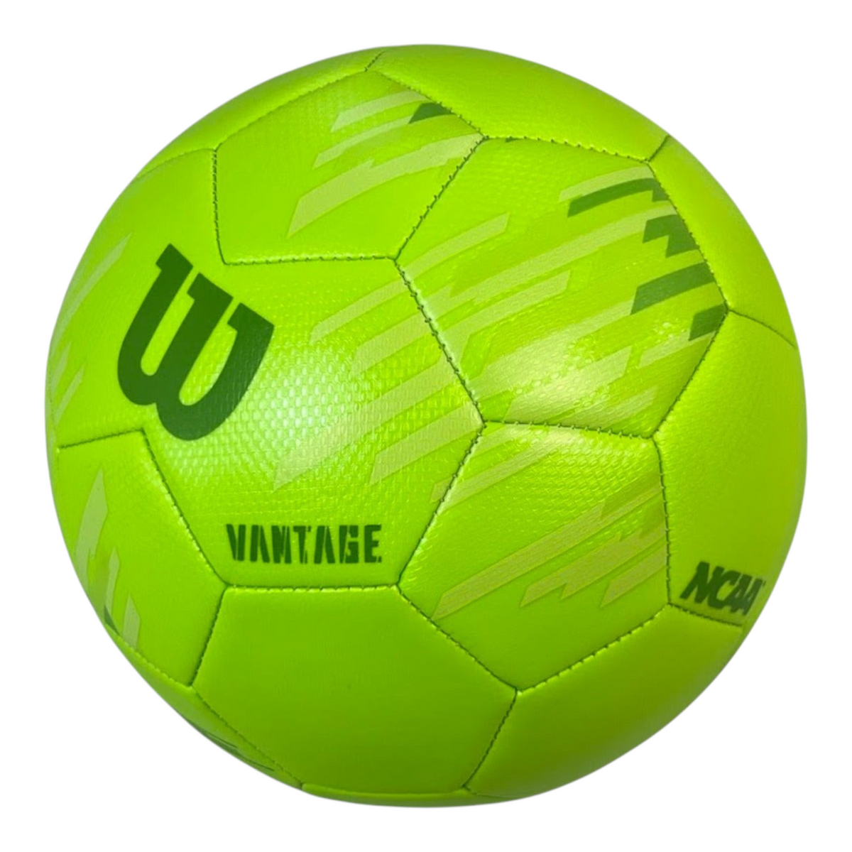 Balón de fútbol Radach Sports Wilson Vantage verde talla 5 fabricado con espuma EVA sostenible de base biológica