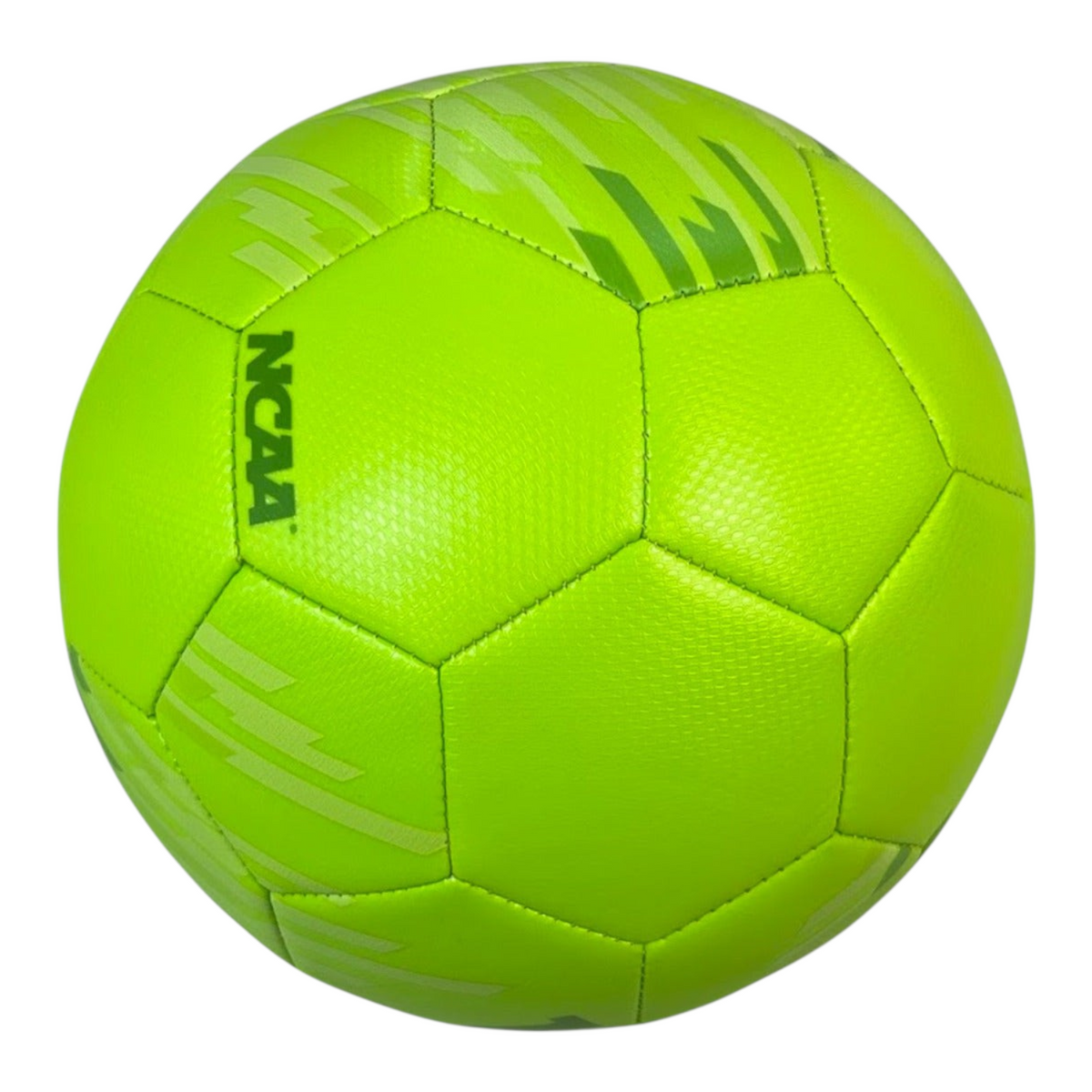 Balón de fútbol Wilson Vantage NCAA verde de espuma EVA sostenible con diseño gráfico moderno