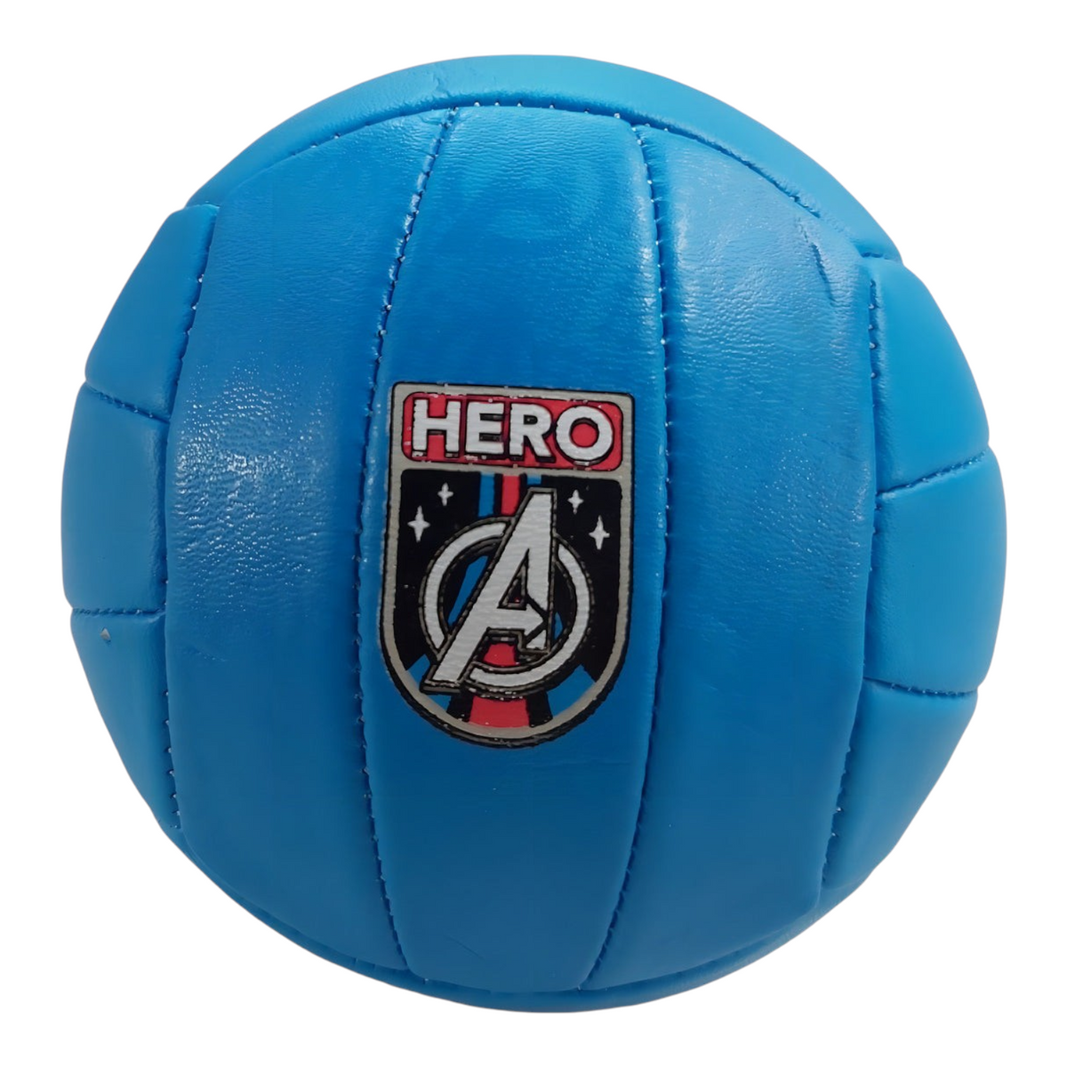 Balón de voleibol Radach Sports Voit número 1 color azul con diseño de los Avengers y logo Hero