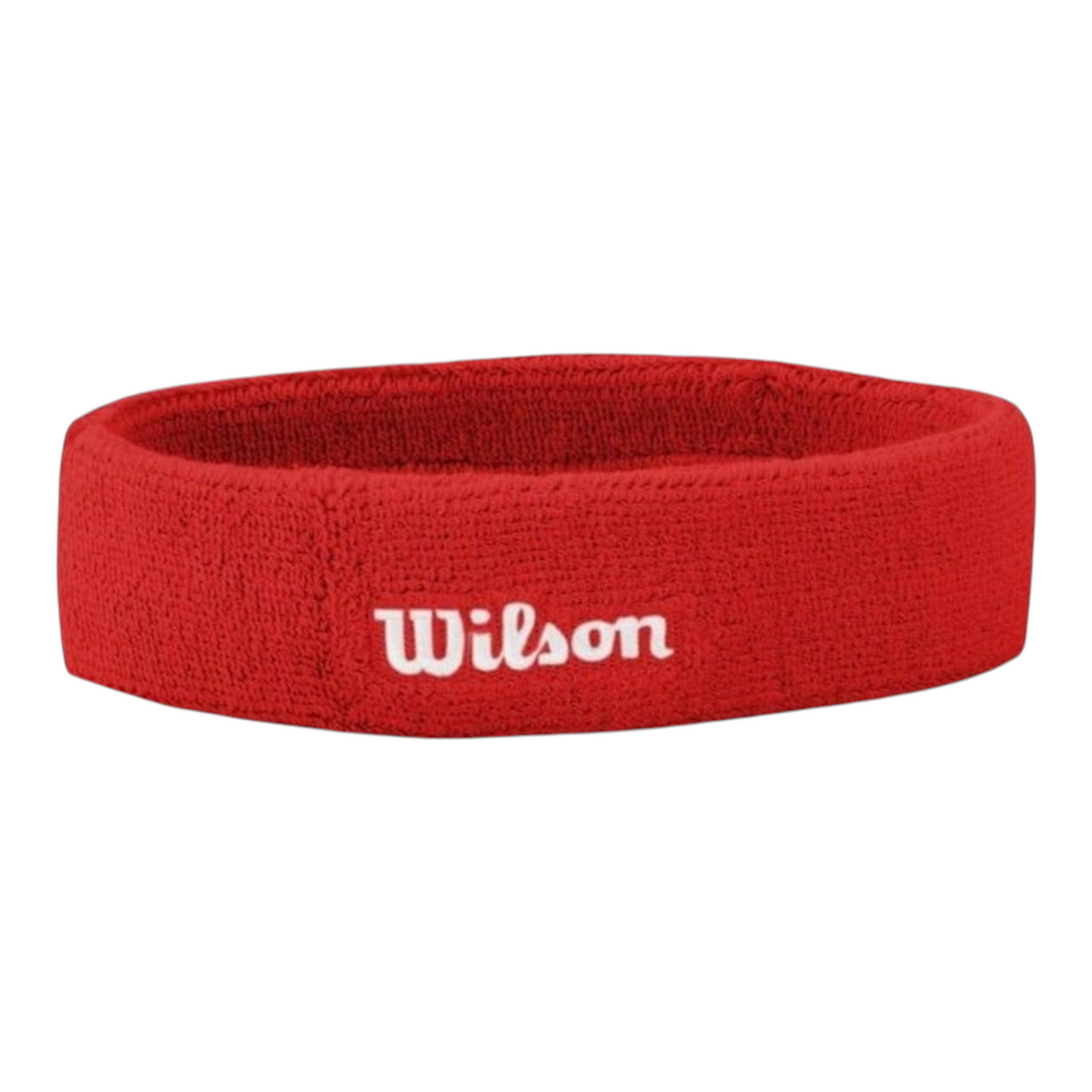 Bandana deportiva Radach Sports Wilson roja de algodón absorbente con logotipo bordado para entrenamiento