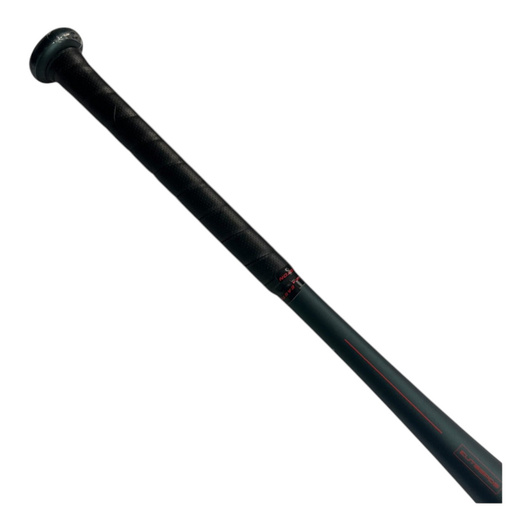 Bat de beisbol Radach Sports Easton Speed 2025 de aluminio negro con detalles en rojo, 34 pulgadas y 29 onzas.