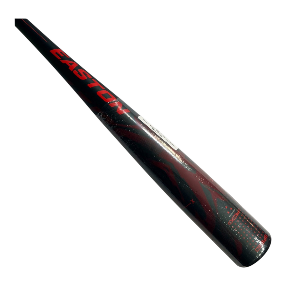 Bat de beisbol Radach Sports Easton Speed 2025 de aluminio negro y rojo con barril de 2 5/8 pulgadas