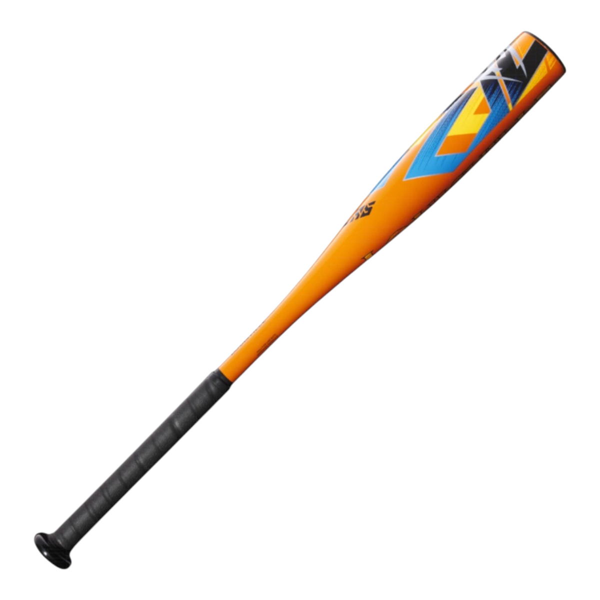 Bat de beisbol infantil Radach Sports Louisville Atlas de aluminio naranja y azul de 25 pulgadas para Tee Ball