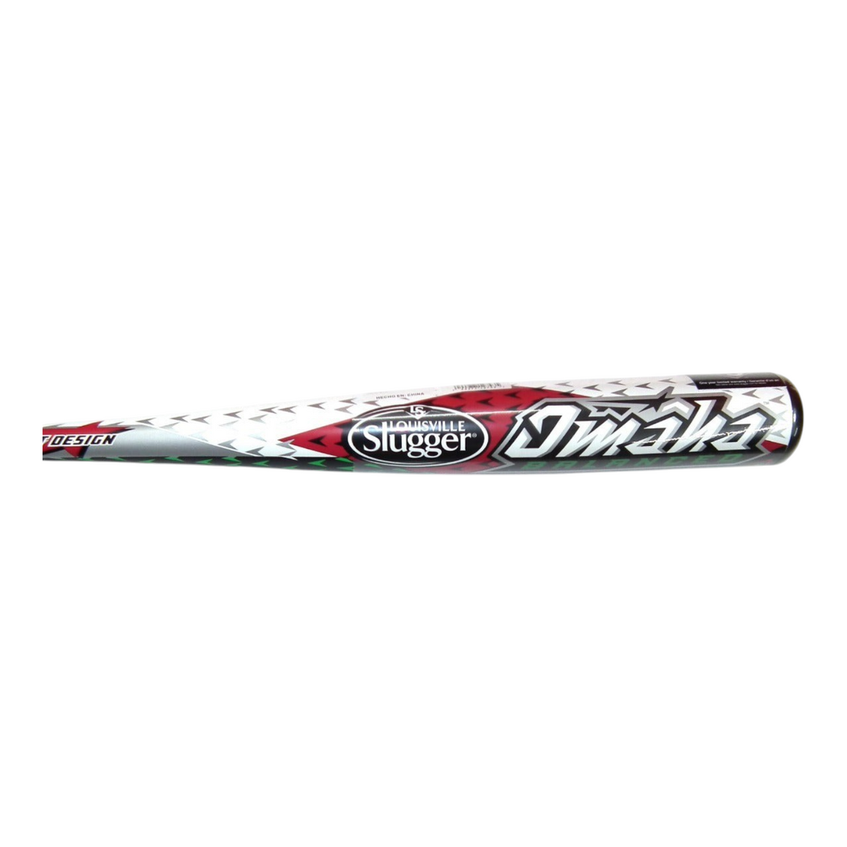 Bat de beisbol Radach Sports Louisville Omaha de 35 pulgadas con aleación ST+20 y barril de 2 3/4 en color blanco