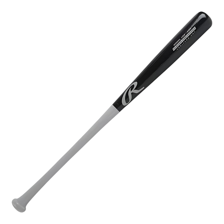 Bat de béisbol Radach Sports Rawlings Player Preferred de madera de fresno, color negro y gris, 29 pulgadas