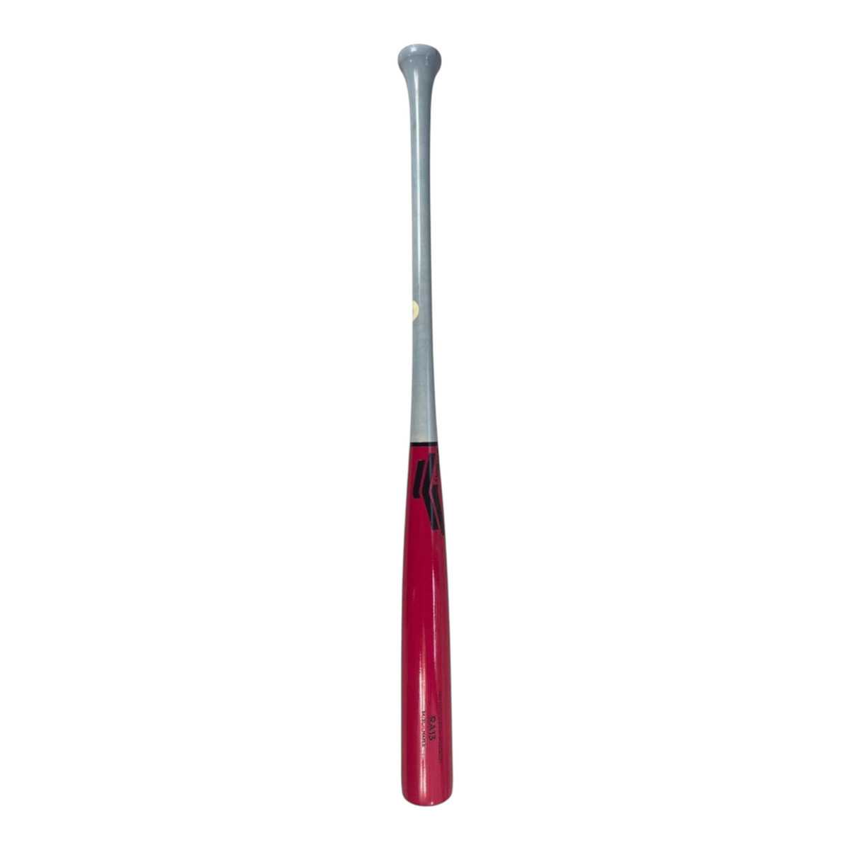 Bat de béisbol Radach Sports Overfly Pro Elite Series RA13 de madera de maple en color rosa y gris de 34 pulgadas