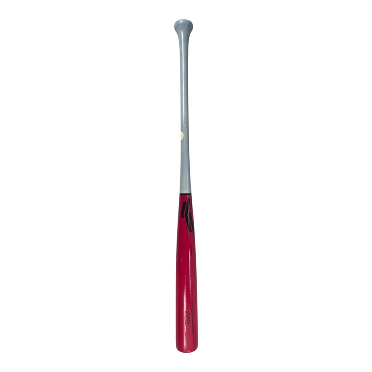 Bat de béisbol Radach Sports Overfly Pro Elite Series RA13 de madera de maple en color rosa y gris de 34 pulgadas