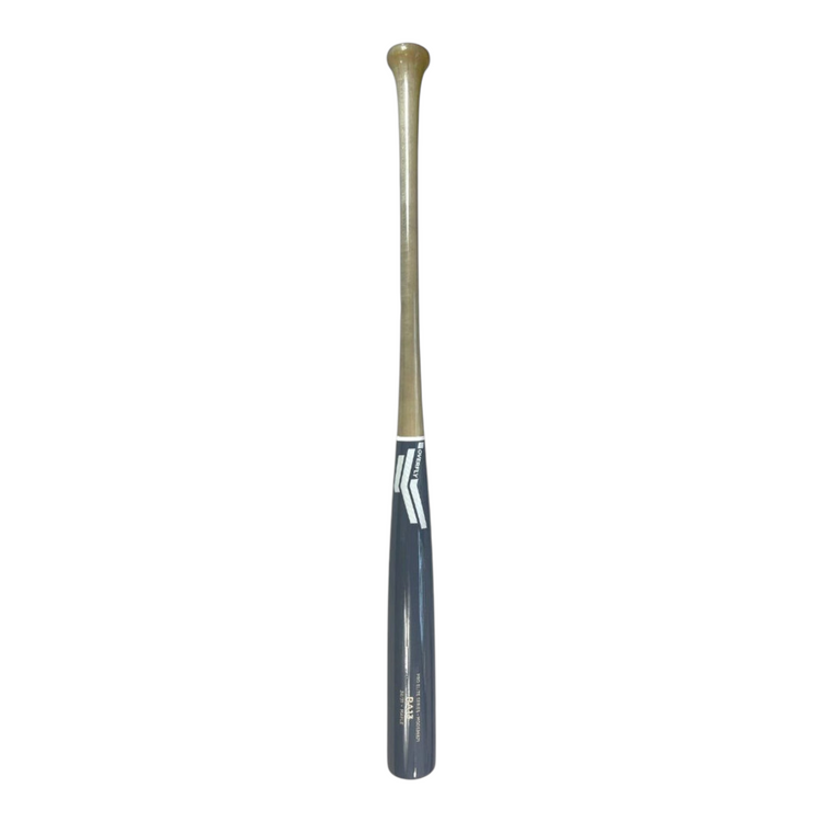 Bat de beisbol Radach Sports Overfly Pro Elite RA13 de madera de maple, color gris y mango natural de 34 pulgadas