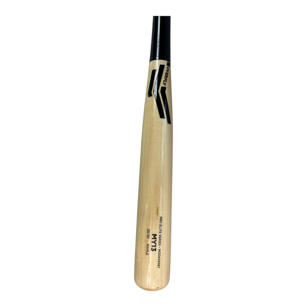 Bat de beisbol Radach Sports Overfly Pro Elite MY13 de madera de maple natural y negro de 33 pulgadas