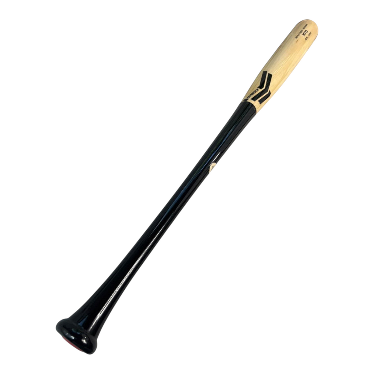 Bat de beisbol Radach Sports Overfly Pro Elite MY13 de madera de maple en color natural y negro de 33 pulgadas