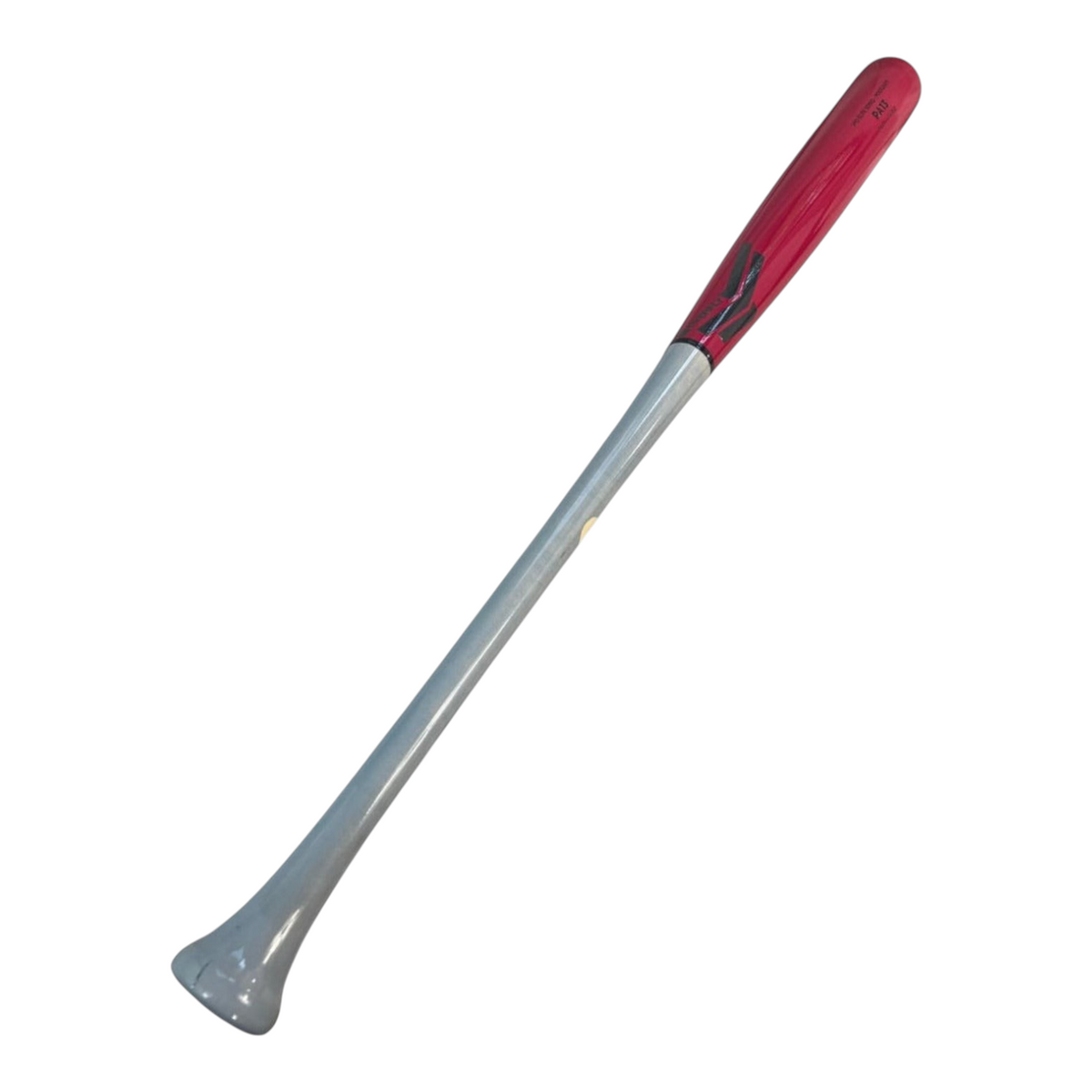 Bat de béisbol Radach Sports Overfly Pro Elite RA13 de madera de maple en color rosa y gris con acabado profesional
