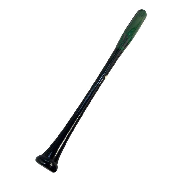 Bat de béisbol Radach Sports Overfly RA13 de maple profesional en color verde y negro con acabado FLEXimpact