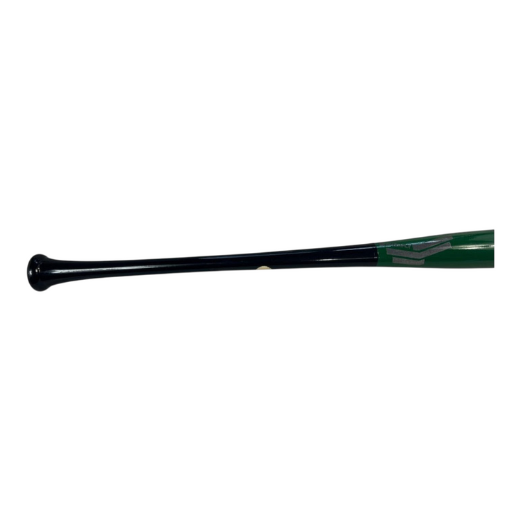 Bat de béisbol Radach Sports Overfly RA13 de maple profesional en color verde y negro con acabado FLEXimpact