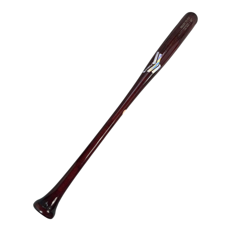 Bat de béisbol Radach Sports Overfly Ready To Fly de 33 pulgadas en color vino con acabado brillante y certificado
