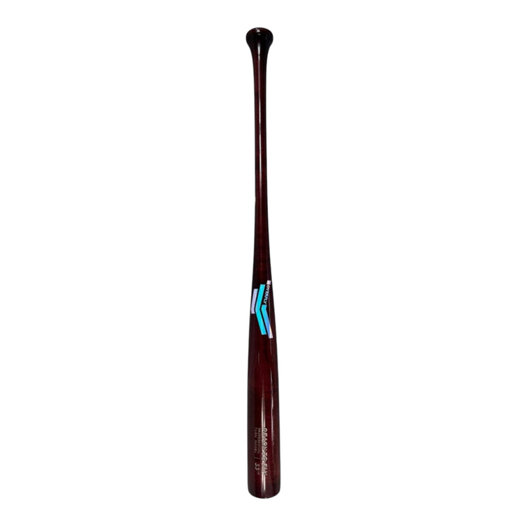 Bat de béisbol Radach Sports Overfly Ready To Fly de 33 pulgadas en color vino con acabado profesional brillante