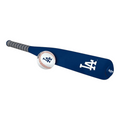 Bat de béisbol recreativo Radach Sports de espuma azul con logo de Los Angeles Dodgers y pelota a juego