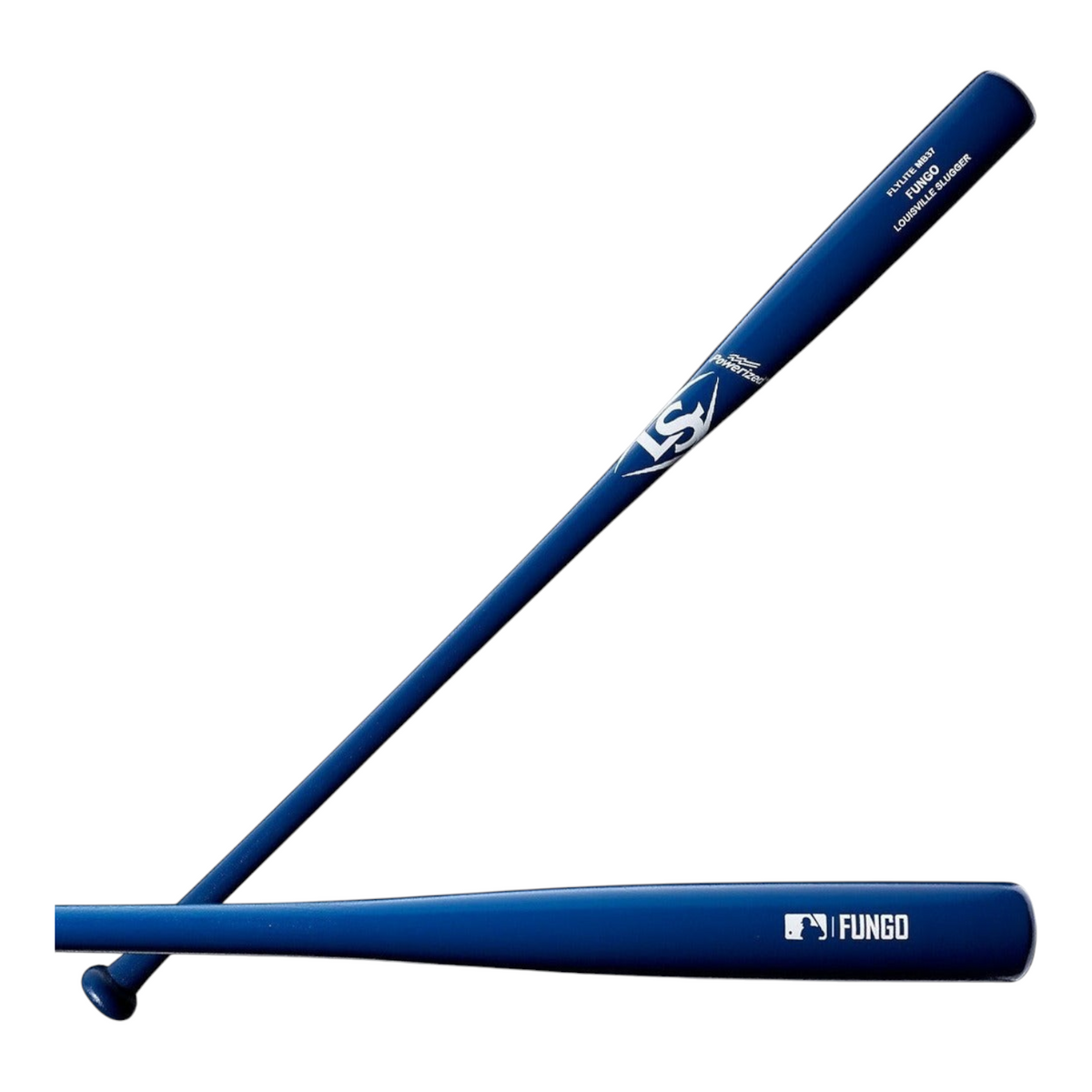 Bat fungo Radach Sports Louisville Slugger MB37 de madera de álamo en color azul marino con acabado EXOARMOR.