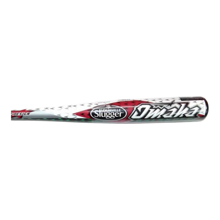 Bat de beisbol Radach Sports Louisville Omaha con diseño en colores rojo, blanco y negro de 34 pulgadas