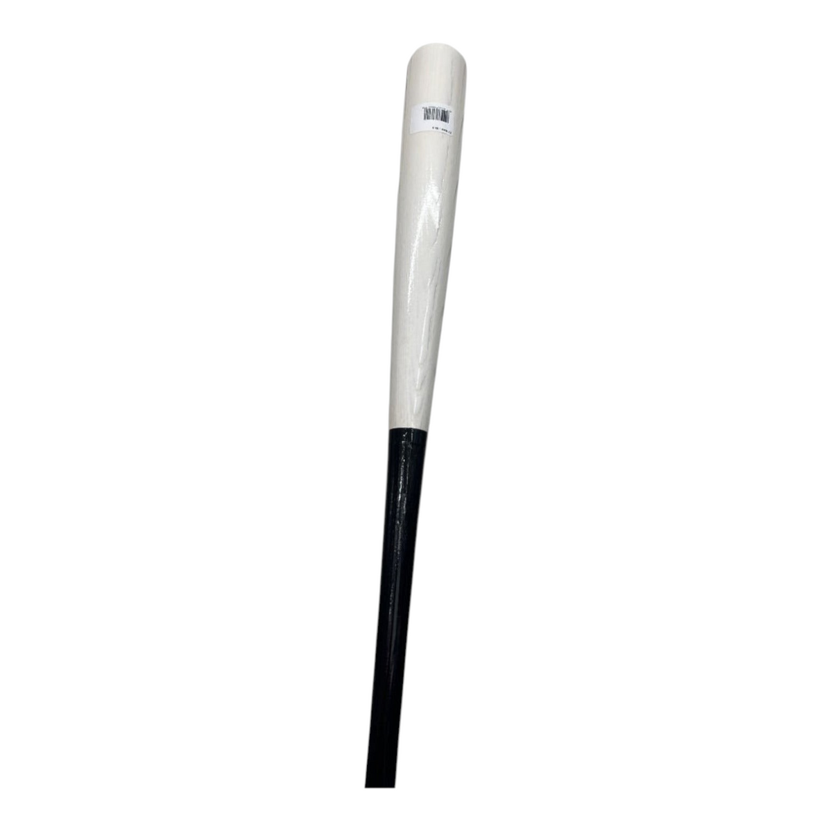 Bate de béisbol de madera de fresno Rawlings Player Preferred de Radach Sports con diseño bicolor blanco y negro