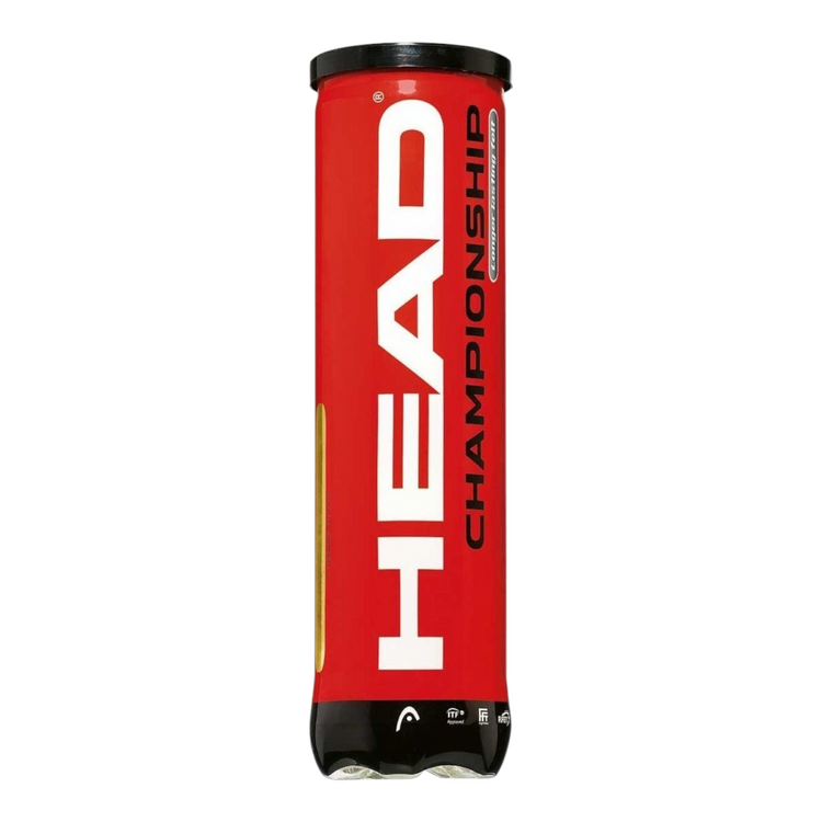 Bote de pelotas de tenis Head Championship color rojo para nivel del mar de Radach Sports