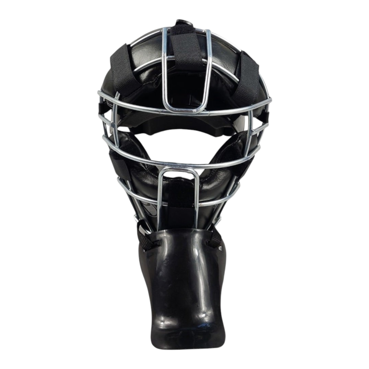 Careta de catcher Radach Sports infantil en color negro con rejilla metálica protectora para béisbol