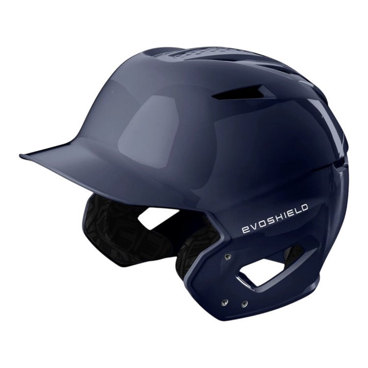 Casco de bateador Radach Sports EvoShield XVT 2.0 en color azul marino brillante con diseño de perfil bajo