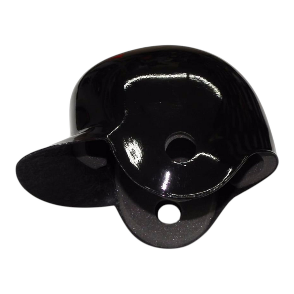 Casco de bateo Radach Sports color negro con doble orejera fabricado en fibra de vidrio resistente para adultos