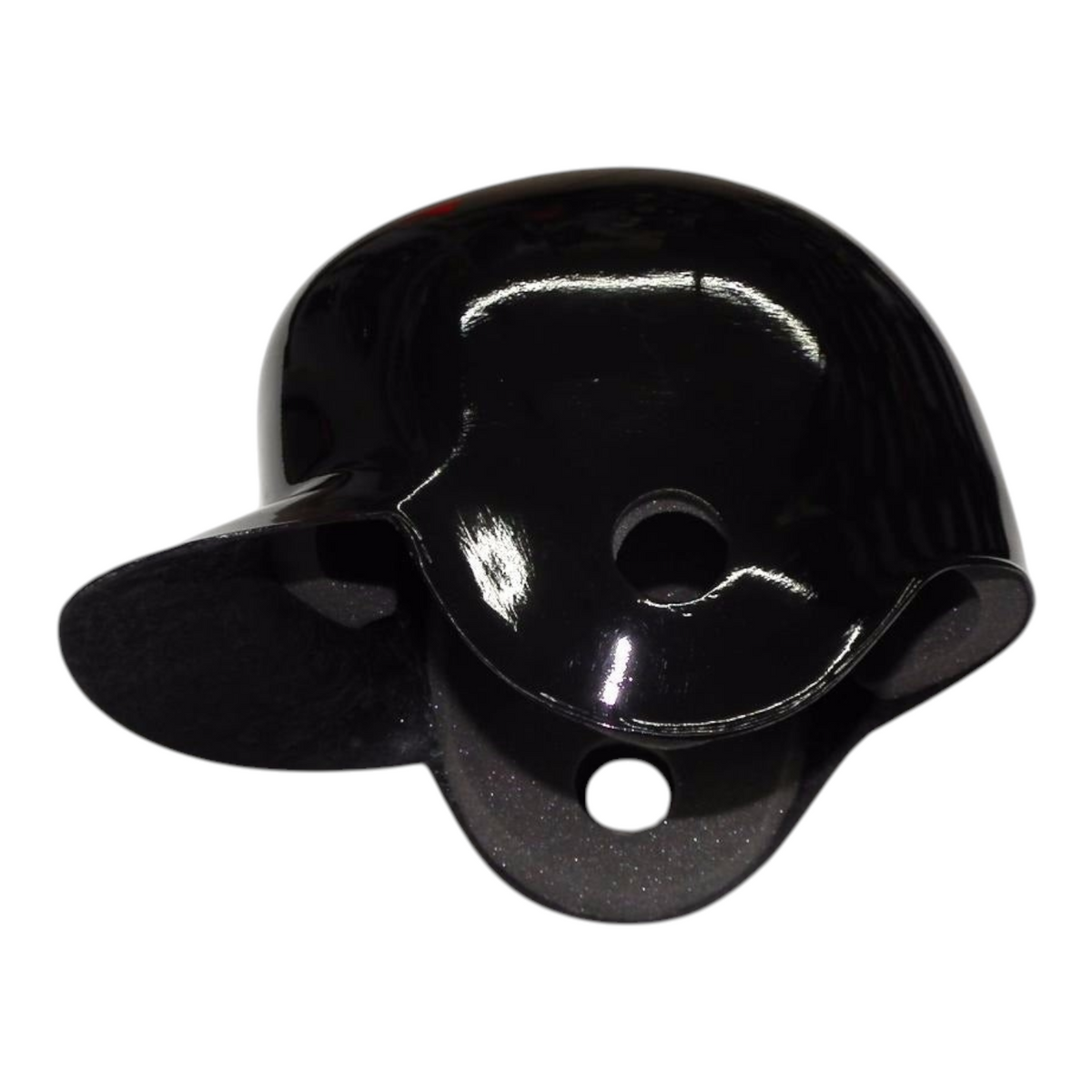 Casco de bateo Radach Sports color negro con doble orejera fabricado en fibra de vidrio resistente para adultos