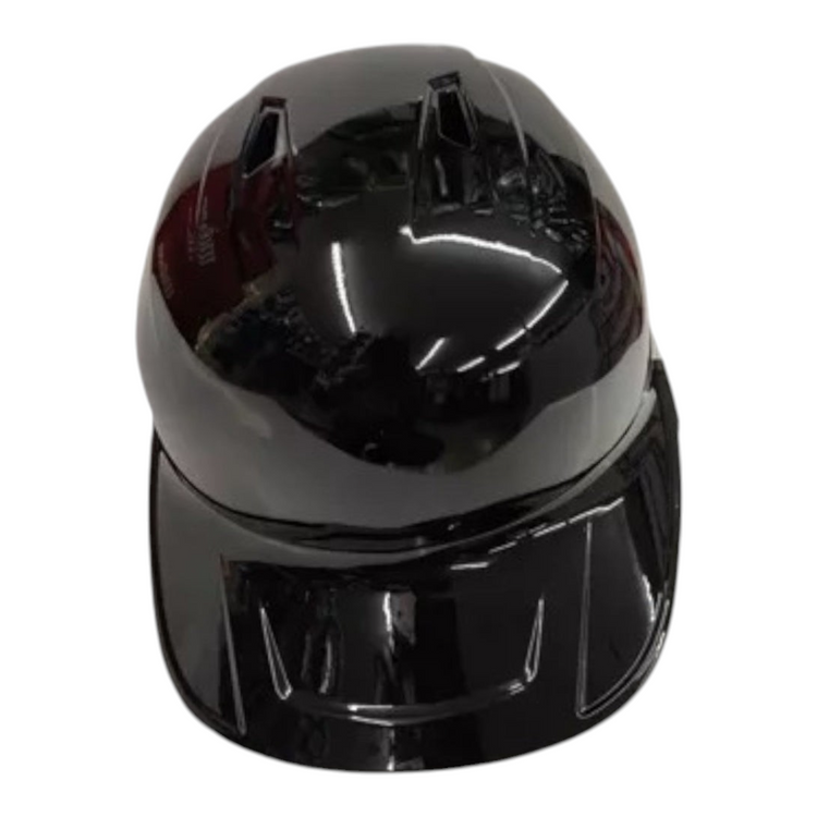 Casco de bateo Radach Sports Rawlings negro de una oreja para bateador derecho, talla chica con diseño moderno.