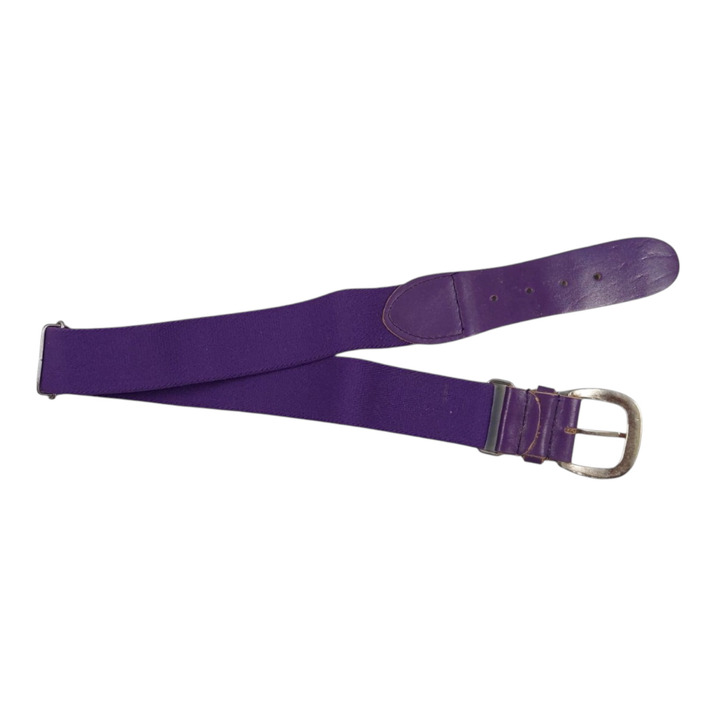 Cinto para uniforme de béisbol Radach Sports en color morado con hebilla metálica y diseño ajustable