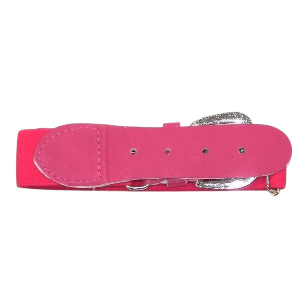 Cinto para uniforme de béisbol Radach Sports en color rosa fiusha con hebilla metálica y diseño ajustable