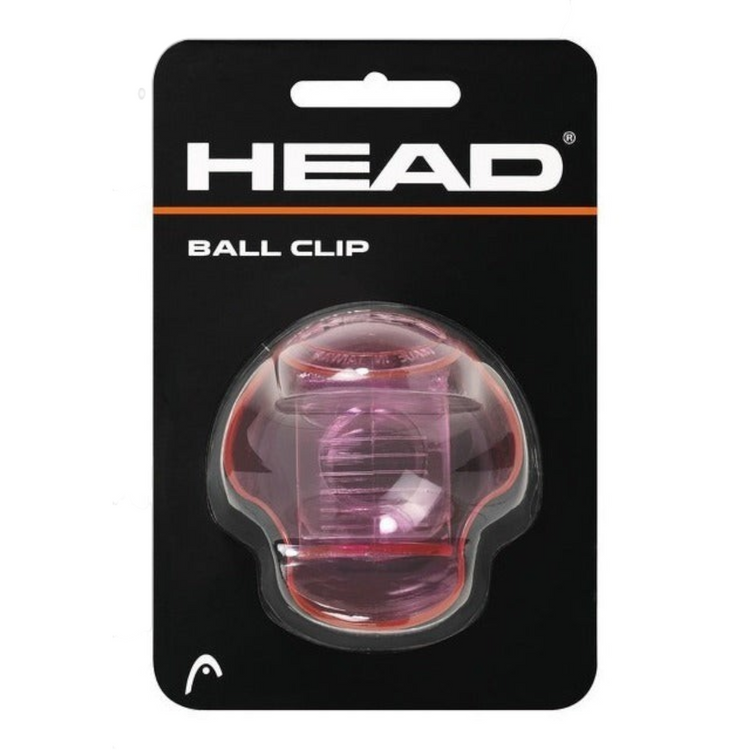 Clip para pelota de tenis Head en color rosa, accesorio de Radach Sports para sujetar pelotas en la cintura