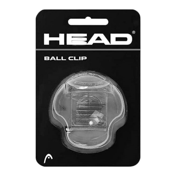 Clip transparente para pelota de tenis Head de Radach Sports, accesorio práctico para sujetar pelotas en la ropa.