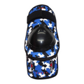 Codera para bateador Radach Sports Scala con estampado de camuflaje azul y protector rígido negro para béisbol