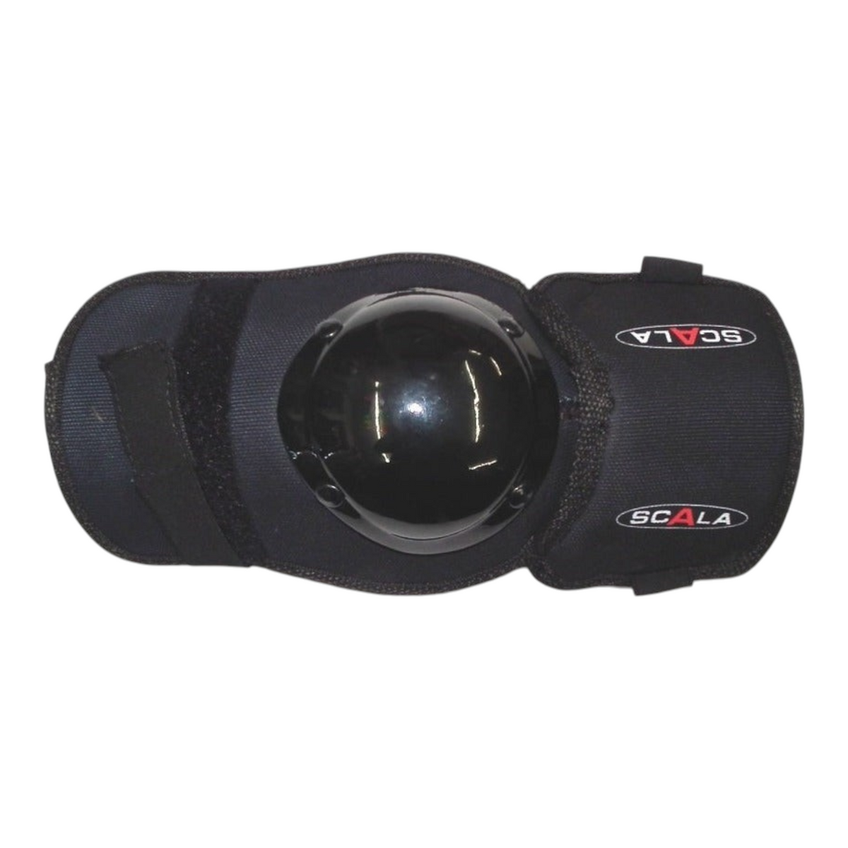 Codera para bateador Radach Sports Scala de color negro para niños con protector rígido y cierre de velcro