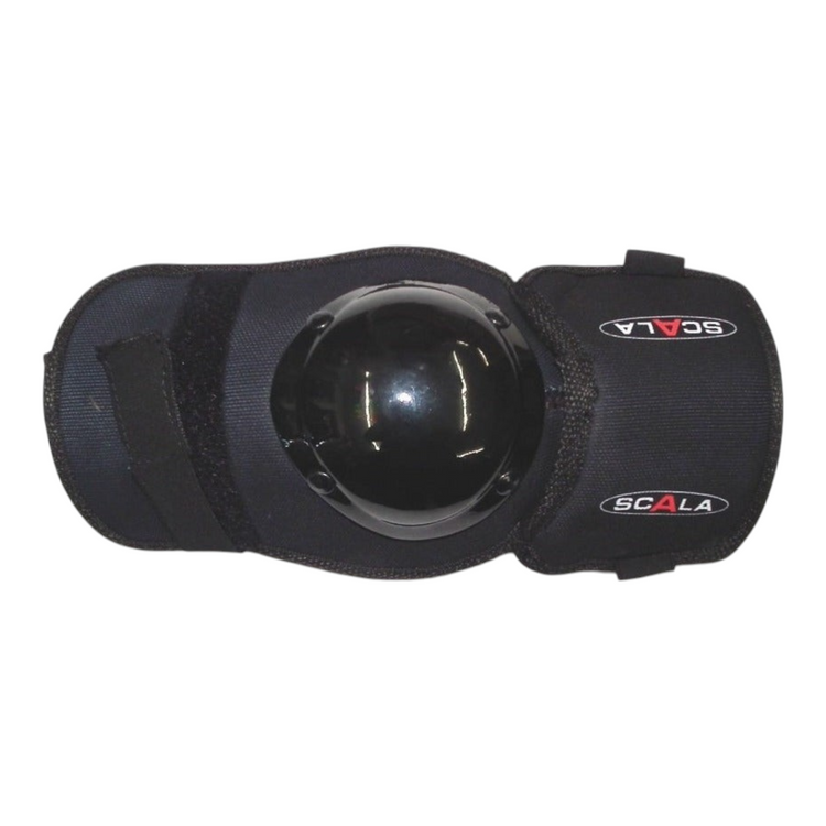 Codera para bateador Radach Sports Scala de color negro para niños con protector rígido y cierre de velcro