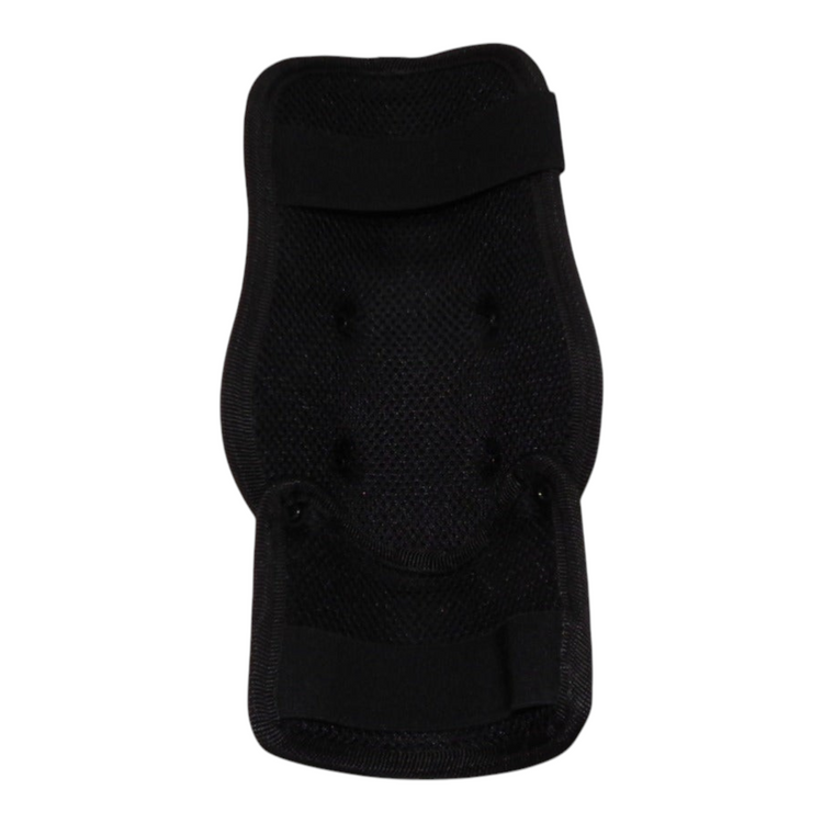Codera protectora juvenil Radach Sports para bateador de béisbol en color negro con diseño de malla transpirable