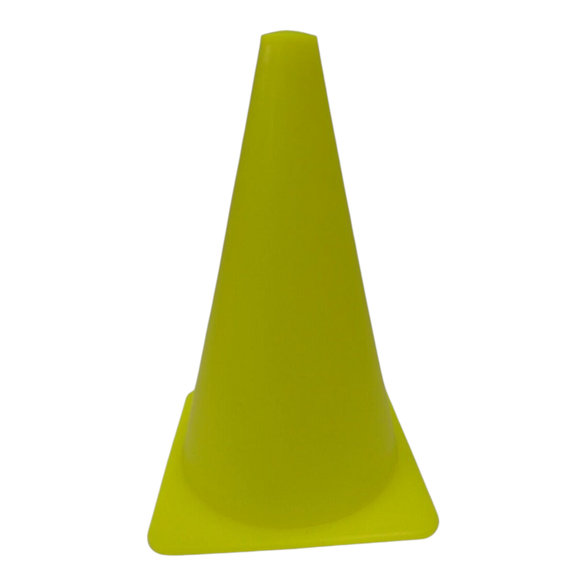 Cono de entrenamiento deportivo color amarillo neón de Radach Sports para ejercicios de agilidad y velocidad