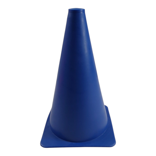 Cono de entrenamiento azul de 23 cm de Radach Sports para ejercicios deportivos y delimitación de espacios