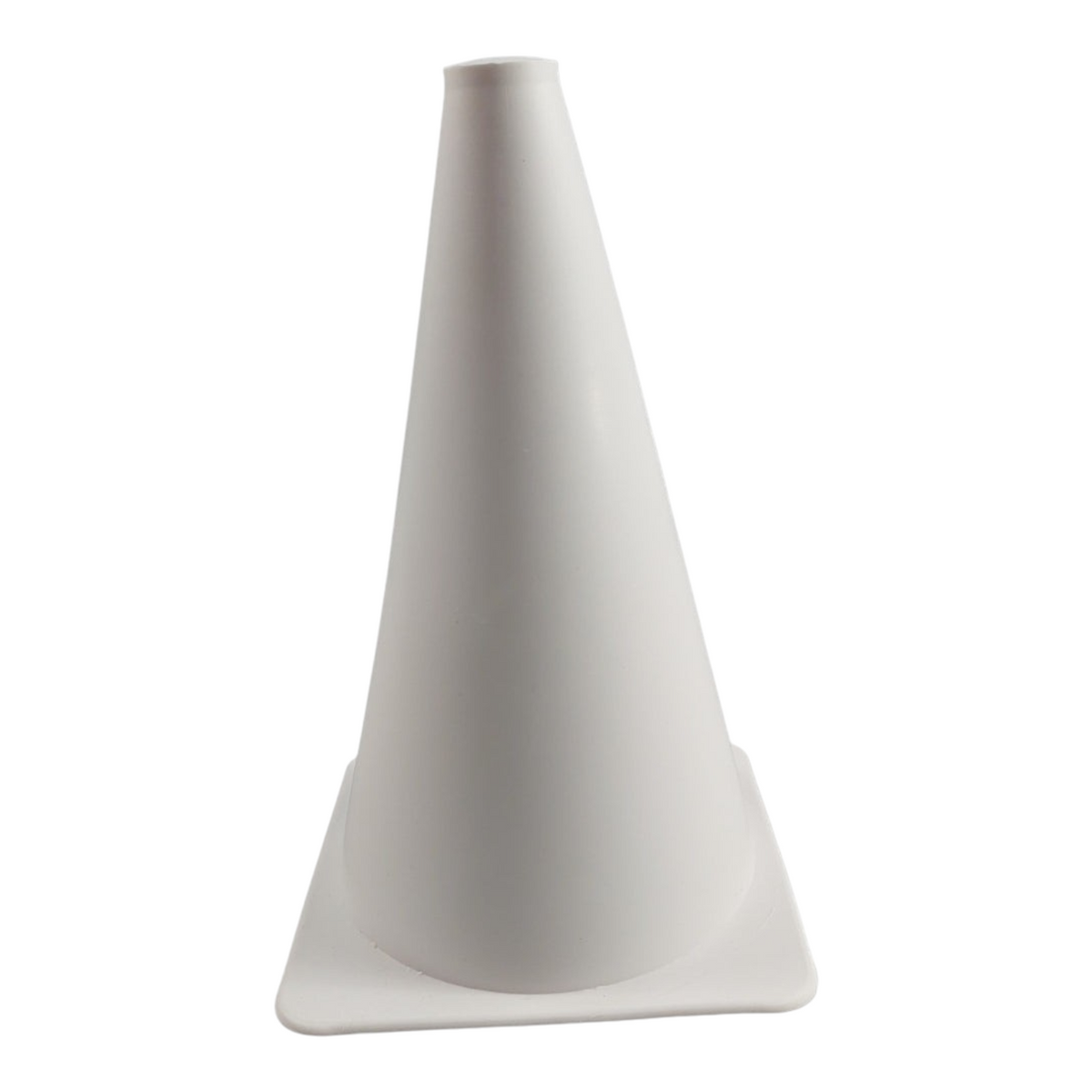 Cono de entrenamiento Radach Sports de 23 cm en color blanco, ideal para ejercicios de agilidad y deportes