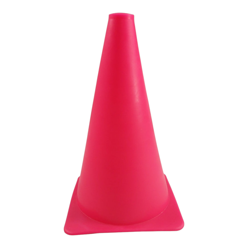 Cono de entrenamiento Radach Sports de 23 cm en color rosa brillante para ejercicios deportivos