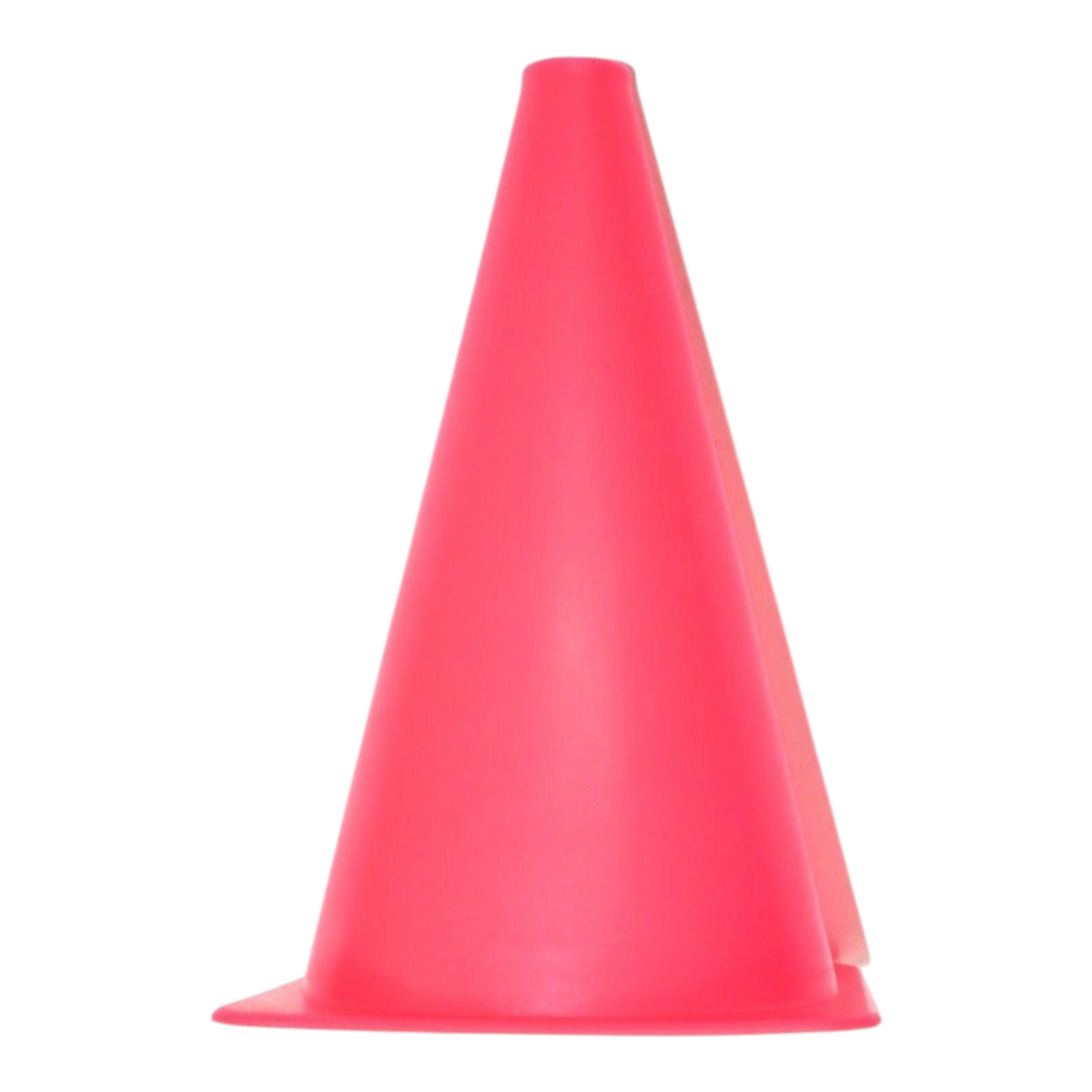 Cono de entrenamiento Radach Sports de 23 cm en color rosa brillante para ejercicios de agilidad y deportes