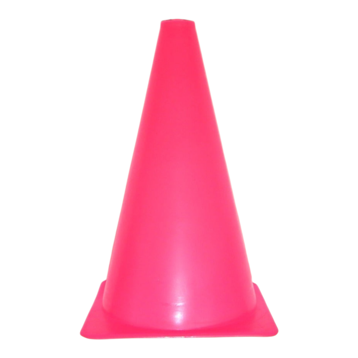 Cono de entrenamiento Radach Sports de 23 cm en color rosa vibrante para ejercicios deportivos y agilidad